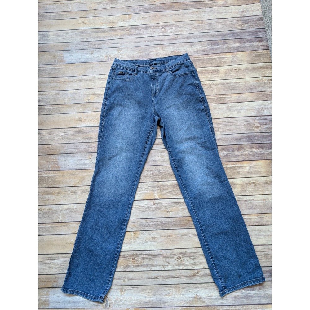 KUHL Straight Leg Jeans Women 12 Regular Denim Blue Indigo Outdoor Casual Pocket